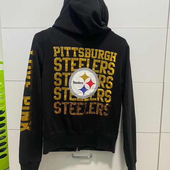 VS Pink Pittsburgh Steelers Zip Up - Picture 2 of 10